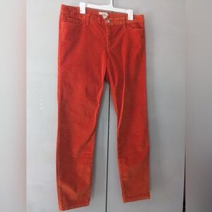 NWOT Banana Republic Orange Corduroy PANTS